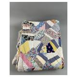 Vintage Handmade Patchwork Crazy Quilt