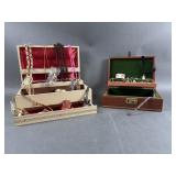 Vintage Jewelry  Boxes with  Vintage Jewelry