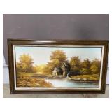 Framed Vtg Oil Painting by Phillip Cantrell