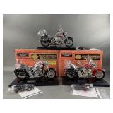 3 Harley Davison Telephones New In Box