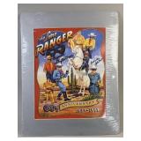 The Lone Ranger Double-Signed Embossed Tin Sign