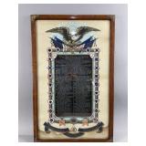 Framed Civil War Soldiers Service Record