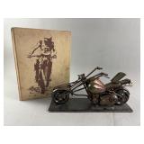 Motorcycle Music Box Sculpture & Coffee Table Book