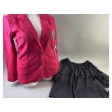 Diane Gilman Blazer & Complete Me Shirt Sz L