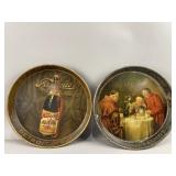 Vintage Detroit Beer Serving Trays