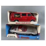 2 Vintage Die Cast Ertl Corvette and more