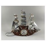 Vtg Mastercrafters Ship Clock