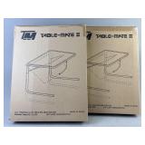 Table-Mate II Foldable/Adjustable TV Tray Tables