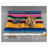 Vintage Hand Painted Wooden Dutch Clogs & More