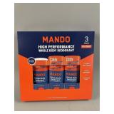 Mando High Performance Deodorant 3 Pack