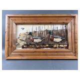 Vintage 3 Dimensional  Duck Wall Hanging