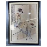 Japanese Woodblock  Framed Print