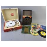 Vtg Imperial "Party-Time" Turntable, 45 RPM & More