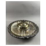 Vintage Sheridan Silver Plated Lazy Susan