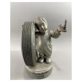 Vtg Fisk Tire "Sleepy Boy" Advertising Statue