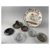 Ben Franklin Matchbox Ashtray & Hambone Cigars