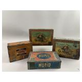 Vintage Metal Cigar Tins