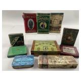 Vtg Philip Morris & Co. & More Tobacco Tin Cans