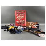 Vintage Assorted Sports Memorabilia, Pool Cues Etc