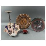 Vintage Dugan & Diamond Glass Plate & More