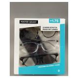 Foster Grant Design Optics Reading Glasses 3pk