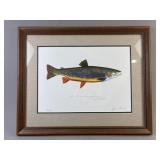 Print Called Coaster Brook Trout By Lauren Perch