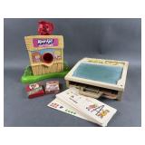 Vintage Fisher Price School Days Desk & More