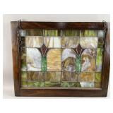 Antique/Vintage Framed Stained Glass Window