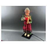 Vintage 25" Tall Animated/Light Up Mrs Claus