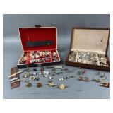 Vintage Assorted Cufflinks, Tie Tacks & More