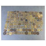 158 Misc Brass Tokens