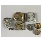 Vintage Military Solid Brass Buckles and More