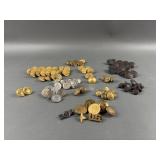 Vintage Military Buttons & More