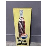 Vintage Pepsi Advertisement Sign