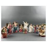 (9) Vintage Grandeur Noel  Angel Figurines & More