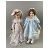 Vtg Fine Porcelain Treasures in Lace Doll & More