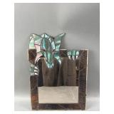 Stained Glass Dragon Wall Mirror