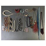 Lot of Beaded Costume Jewelry