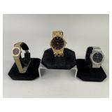 Vtg Dufonte Quartz Gold-Tone Nugget Watch & More