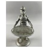 Vintage Iron Fireman Advertising Ashtray/Coin Tray