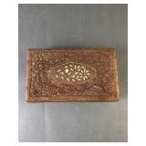 Vintage Wooden Jewelry Box & More