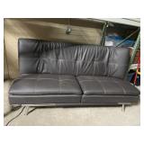 Brown Leather Futon