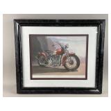 Framed/Signed 1939 Crocker Big Tank Print