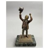 Vintage German Brass Figure