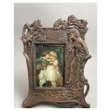 Vintage Cast Iron Copper Wash Frame