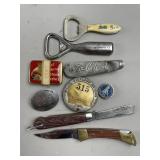 Vintage Metal CocaCola Bottle Opener & More