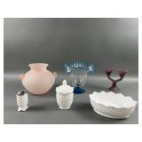 Vintage Hob Nail Glass, Crackle & More