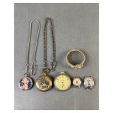 Lot of Pocket Watches & More