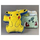 Pokï¿½mon Pikachu Character Pillow&Throw Blanket Set