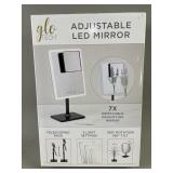 NIB Glo Tech Adjustable LED Mirror